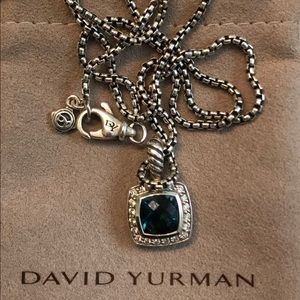 David Yurman Petite Albion Necklace  - London Blue